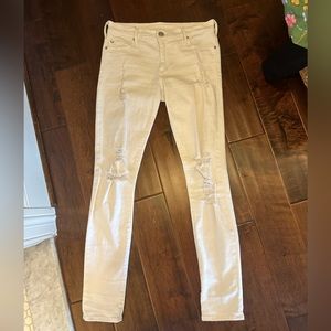 True religion white skinny jeans